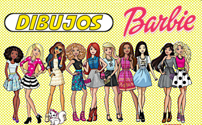 barbie para colorear