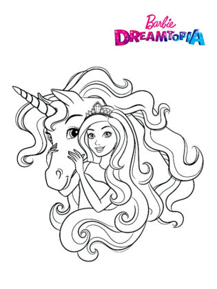 barbies para colorear