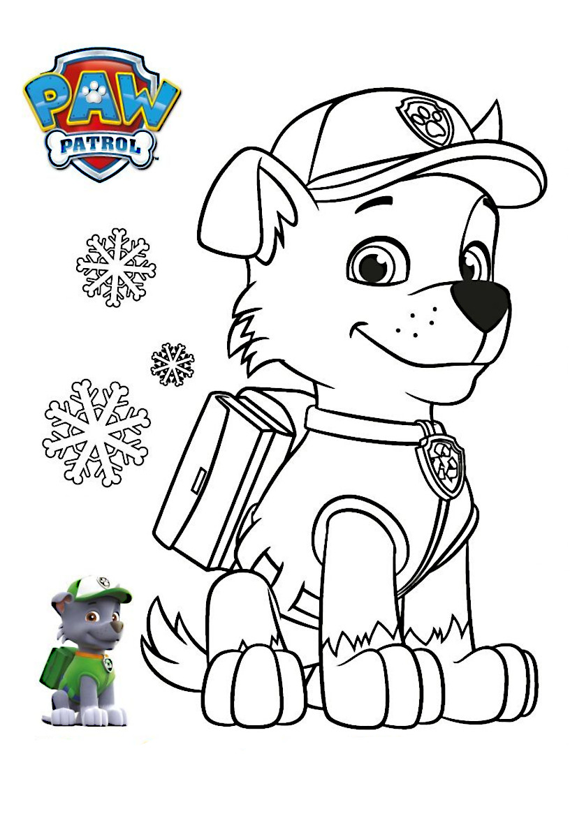 dibujo para colorear patrulla canina