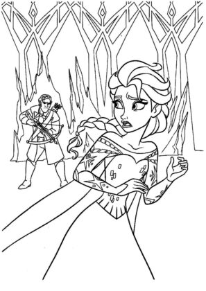 dibujos de frozen para colorear