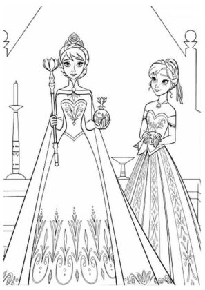 dibujos de frozen para colorear