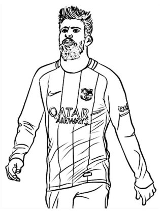 dibujos de futbol para colorear