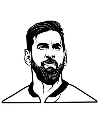 dibujos de futbolista para colorear