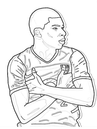 dibujos de futbol para colorear