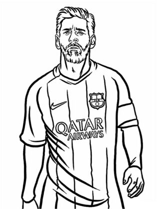 dibujos de futbol para colorear