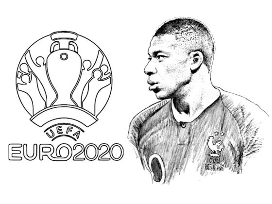 dibujos de futbolista para colorear