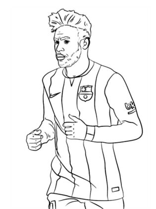dibujos de futbolista para colorear