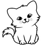 dibujos de gatos para colorear