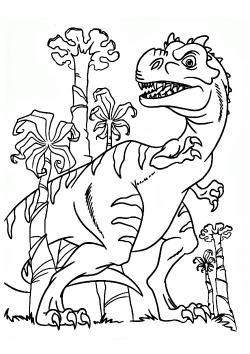 dibujos dinosaurios para colorear