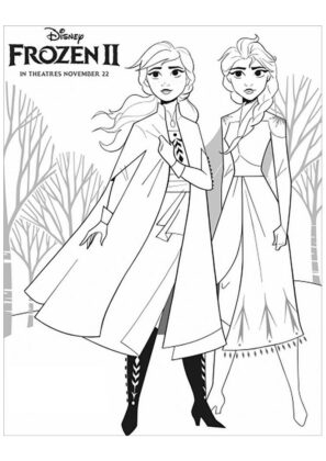 dibujos frozen para colorear