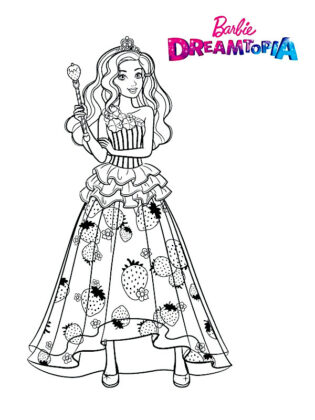 dibujos para colorear barbie