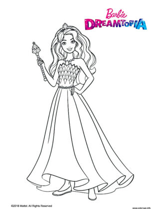 dibujos para colorear barbie