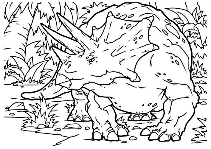 dibujos para colorear de dinosauros