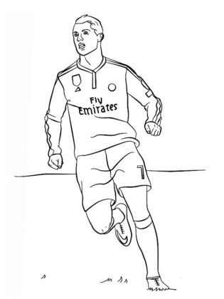 dibujos para colorear de futbol