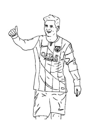 dibujos para colorear de futbol