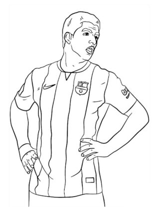 dibujos para colorear de futbol