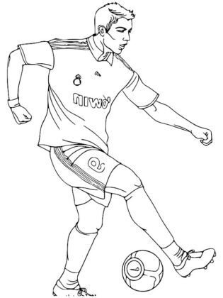 dibujos para colorear de futbol