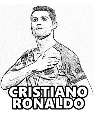 dibujos para colorear de futbol