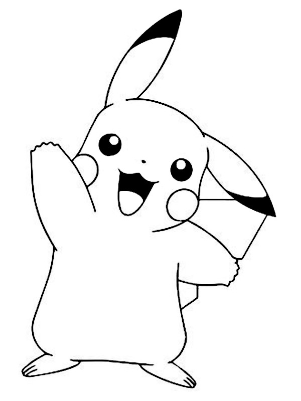 dibujos para colorear de pikachu