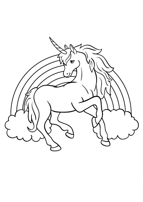 dibujos para colorear de unicornios