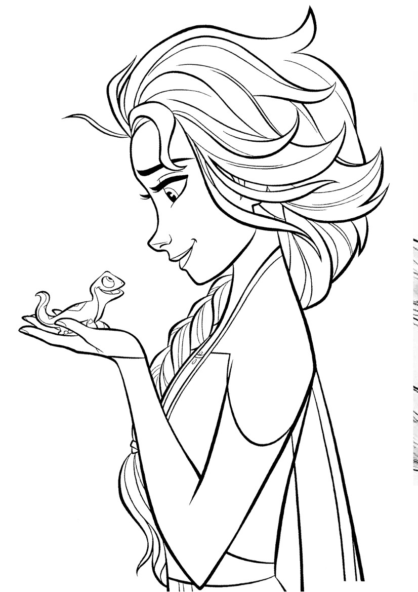 dibujos para colorear frozen