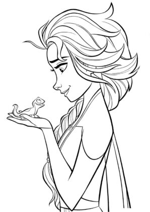 dibujos para colorear frozen