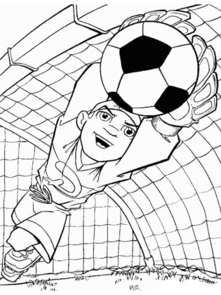 dibujos para colorear futbol