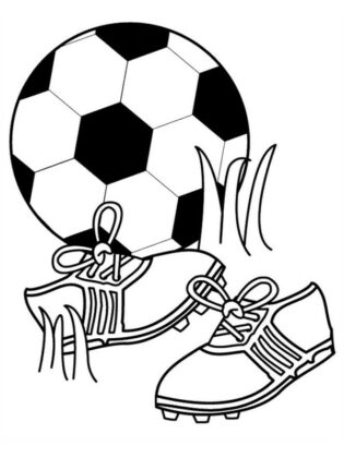 dibujos para colorear futbol