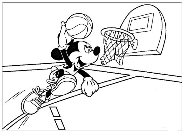 dibujos para colorear mickey