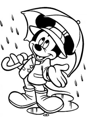 dibujos para colorear mickey