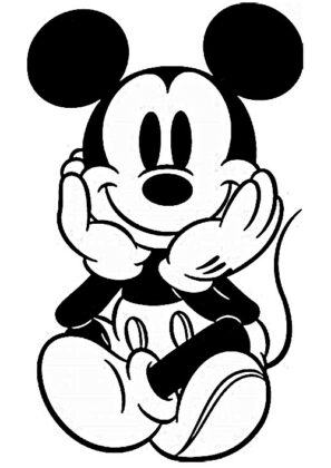 dibujos para colorear mickey mouse