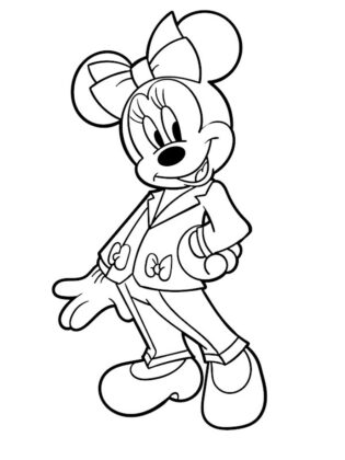 dibujos para colorear minnie