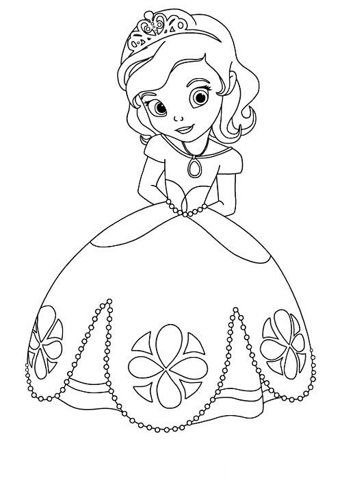 dibujos para colorear princesas