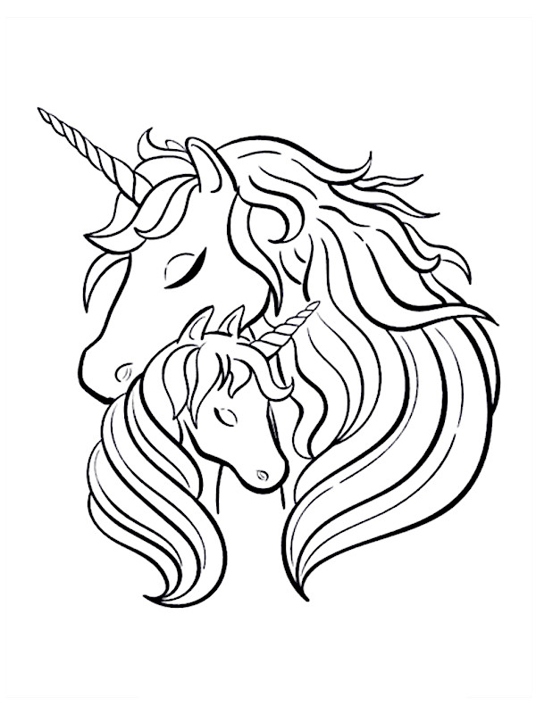dibujos para colorear unicornio
