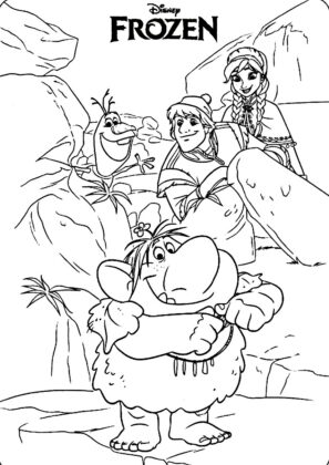 frozen dibujos para colorear