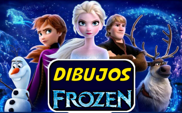 frozen para colorear