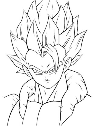 goku para colorear