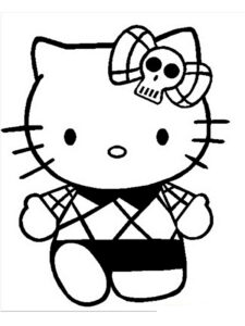 hello kitty para colorear