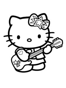 hello kitty para colorear