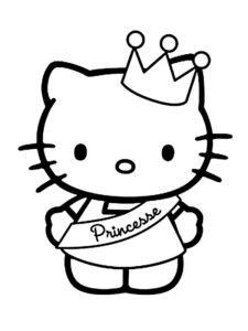 hello kitty para colorear