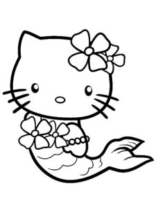 hello kitty para colorear
