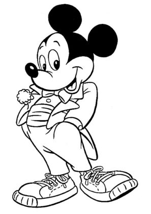 mickey mouse dibujos para colorear