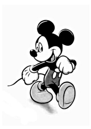 mickey mouse para colorear