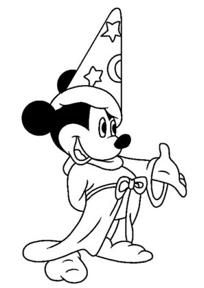 mickey para colorear