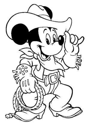 mickey para colorear