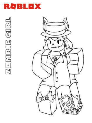 dibujos de roblox para colorear