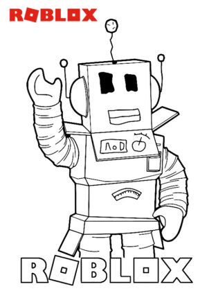 dibujos de roblox para colorear