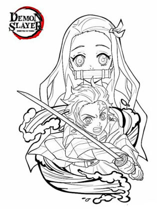 dibujos demon slayer