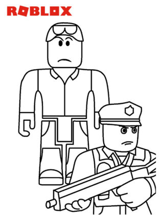 dibujos para colorear de roblox