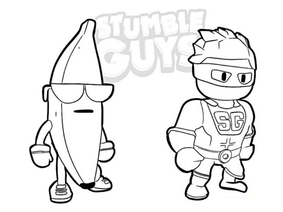 dibujos para colorear de stumble guys
